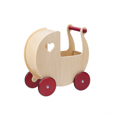 Medinis lėlės vežimėlis Mažylis